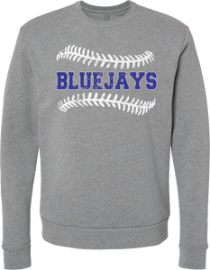 Bluejay Baseball Laces Sweatshirt