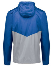 Load image into Gallery viewer, Embroidered Bluejay Mascot 1/4 Zip Windbreaker
