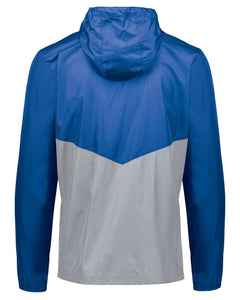 Embroidered Bluejay Mascot 1/4 Zip Windbreaker