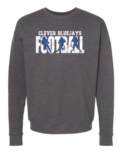 Sweatshirt Clever Bluejays Football