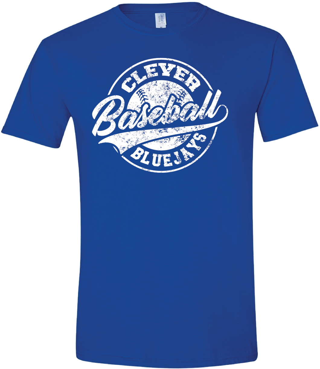 Clever Bluejay Baseball T-shirt