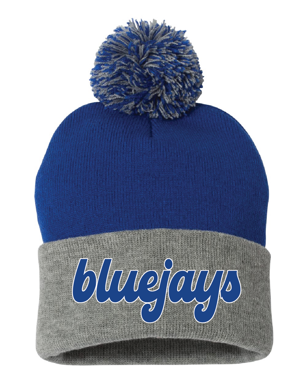 Bluejays Pom-Pom Beanie