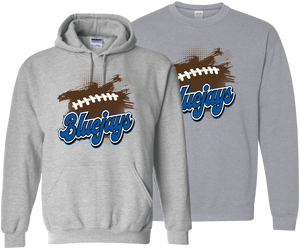 Bluejays Abstract Sports Gray Sweatshirt/Hoodie