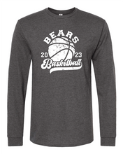 Load image into Gallery viewer, Bears Distressed Basketball Long Sleeve
