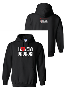 LOVE MY CHURCH - Short, Long, Crewnecks, Hoodies - Black