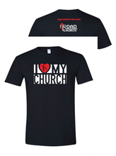 Load image into Gallery viewer, LOVE MY CHURCH - Short, Long, Crewnecks, Hoodies - Black
