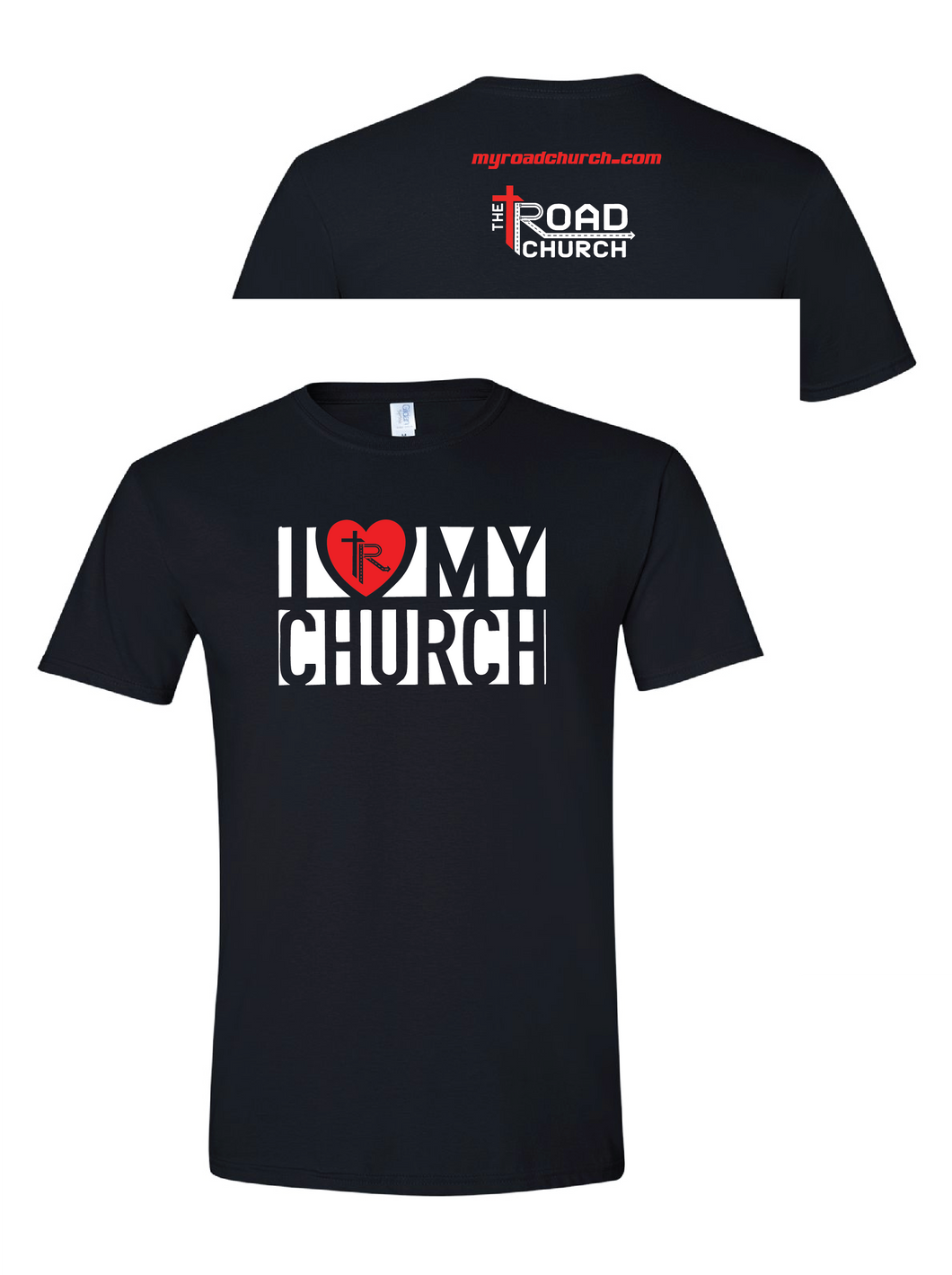 LOVE MY CHURCH - Short, Long, Crewnecks, Hoodies - Black