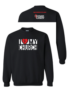 LOVE MY CHURCH - Short, Long, Crewnecks, Hoodies - Black