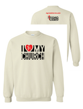 Load image into Gallery viewer, LOVE MY CHURCH - Short, Long, Crewnecks, Hoodies Cream/Natural
