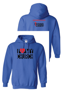 LOVE MY CHURCH - Short, Long, Crewnecks, Hoodies Royal