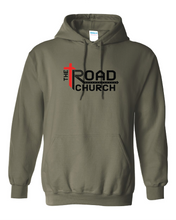 Load image into Gallery viewer, The Road Church - Short, Long, Sweatshirts, Hoodies Military Green
