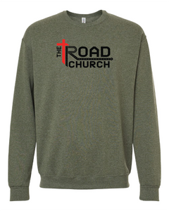 The Road Church - Short, Long, Sweatshirts, Hoodies Military Green